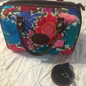 Hand embroidered bag